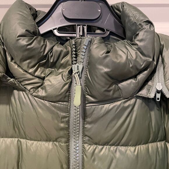 Lole Le Claudia 100% Real Down moss green jacket, size M - Picture 10 of 13